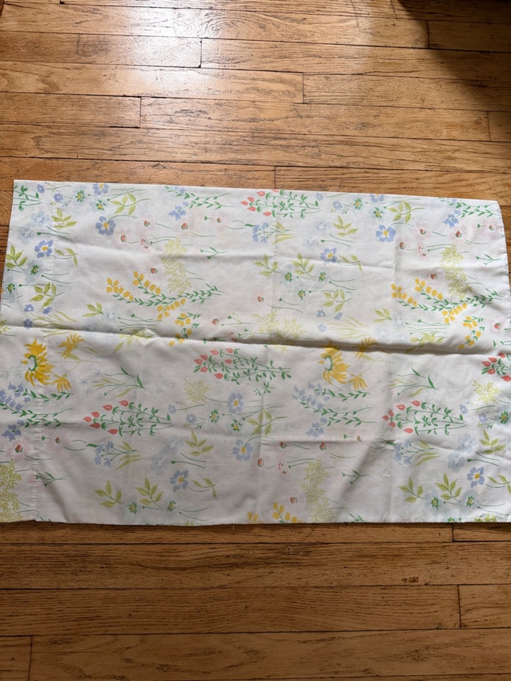 Vintage Floral Pillowcase